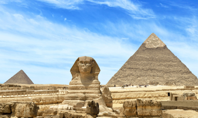 Sfinge e Piramide di Cheope CHEOPE 3D Puzzle Jigsaw modello Cairo Egitto Regalo 