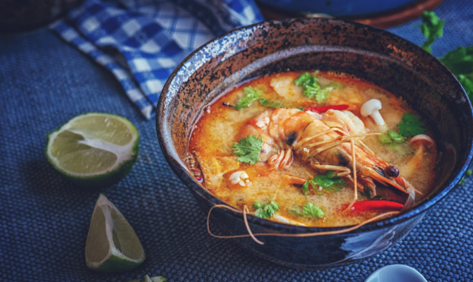 Tom Yum Goong, la zuppa "thai" a base di gamberi