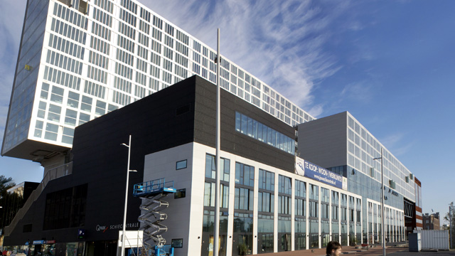 Rotterdam all'avanguardia night & day Architetture moderne sfondo