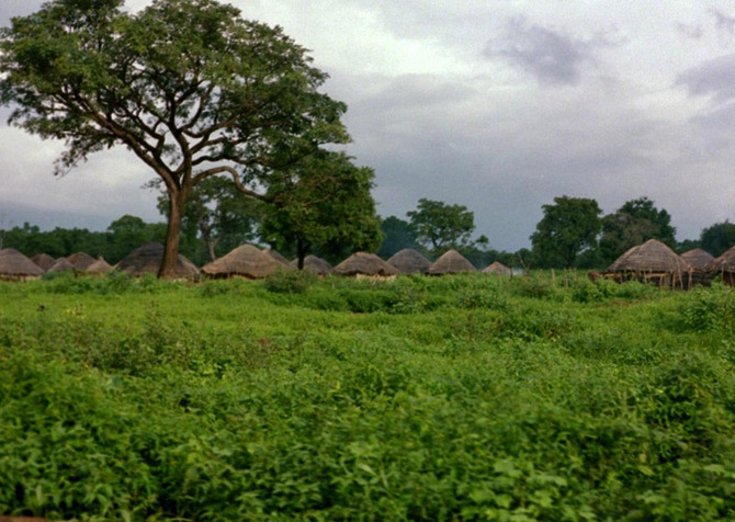 Villaggio in Ghana