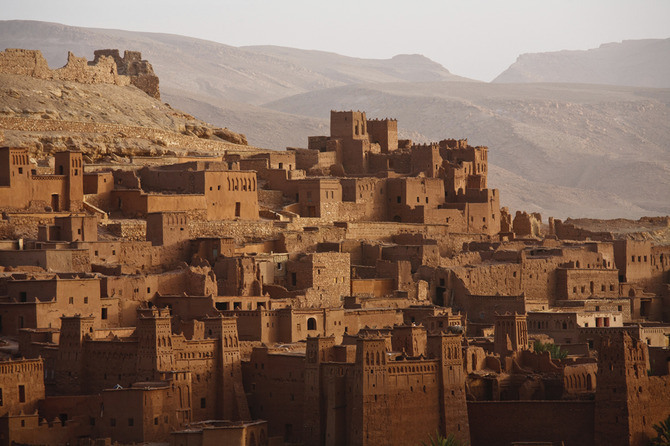La città fortificata di Ait-Ben-Haddou, set di molti film classici