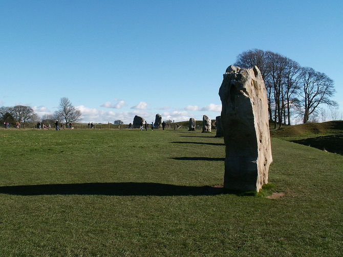 Il cerchio di pietre di Avebury