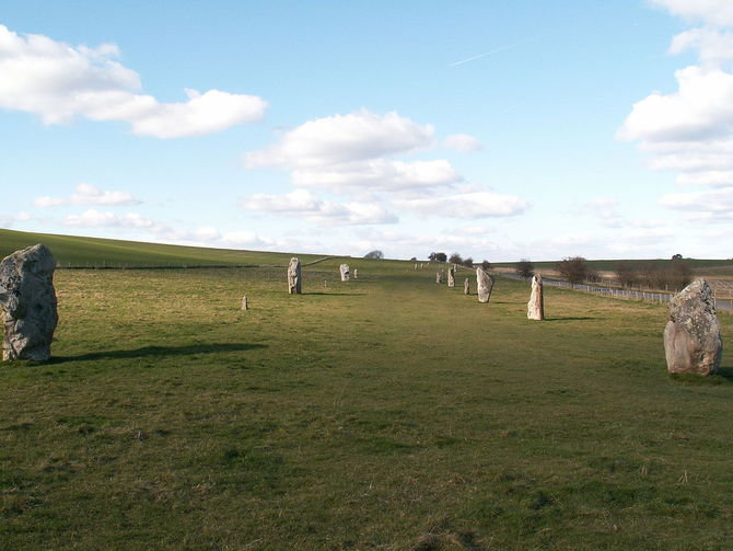 Il cerchio di pietre di Avebury