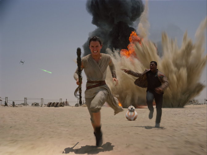 Un'immagine da Star Wars: Il risveglio della Forza