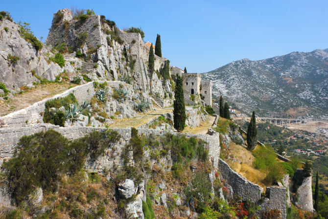 La fortezza di Clissa, Croazia