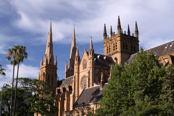St. Mary's Cathedral, Hyde Park, Sydney - Superman Returns (2006)