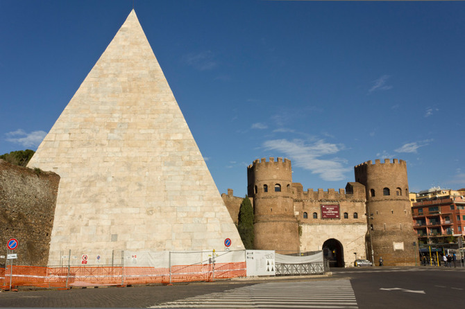 Piramide, Porta San Paolo e Piazzale Ostiense