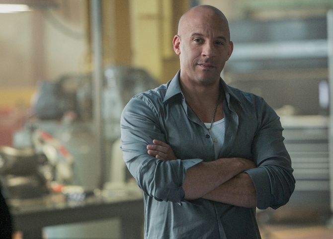 Vin Diesel nei panni di Dominic Toretto