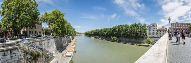 Street art sul Lungotevere