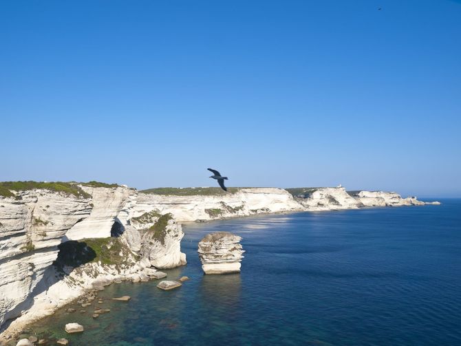 A sud, direzione Bonifacio