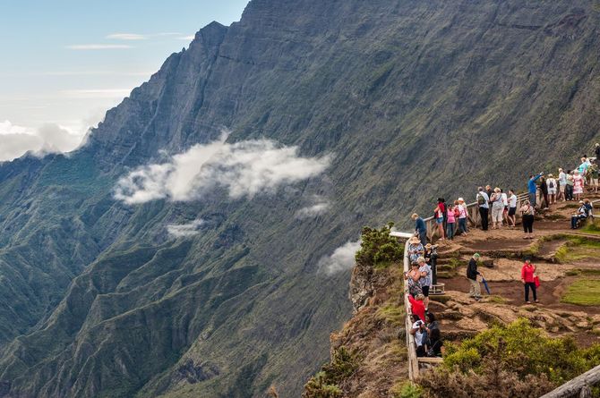 Pitons, circhi e scarpate dell'isola di Riunione