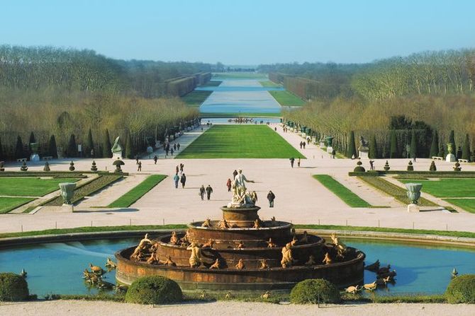 In mezzo al verde della foresta di Versailles