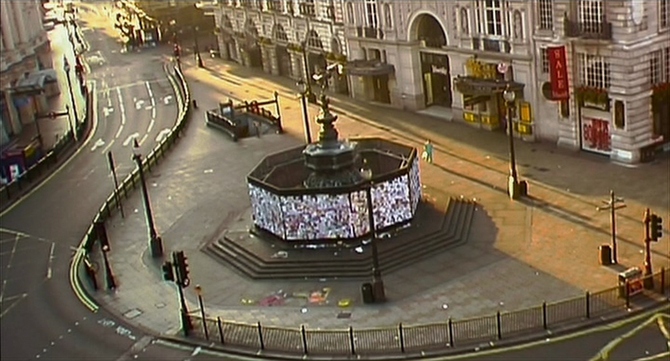 Piccadilly Circus distrutta in 28 giorni dopo