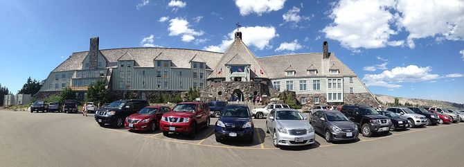 Il Timberline Lodge, facciata dell'Overlook Hotel nel film di Kubrick