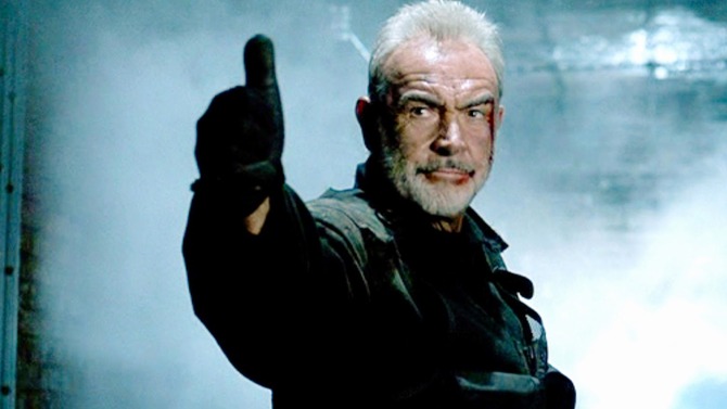 Sean Connery, eroe in The Rock (1996)