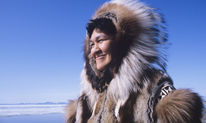 In Canada con i parka degli Inuit