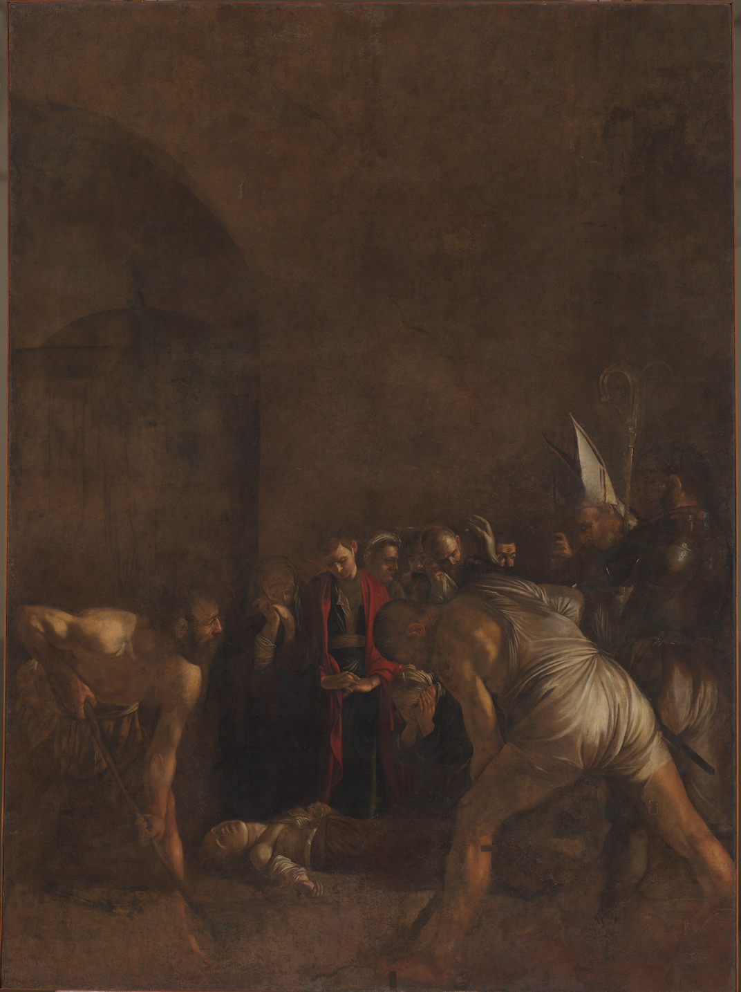 Caravaggio, Seppellimento di Santa Lucia