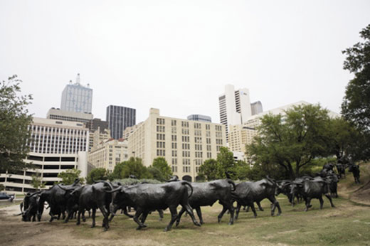 Texas cadillac e cowboys