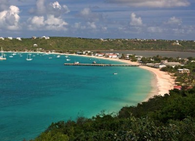 Caraibi Anguilla Sandy Ground Beach
