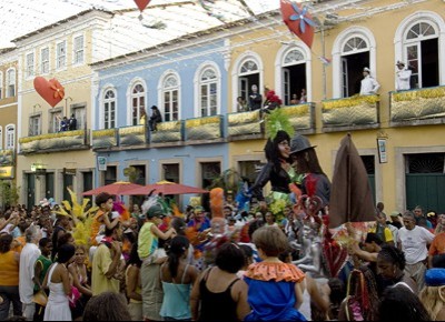 Carnevale di Salvador de Bahia parata