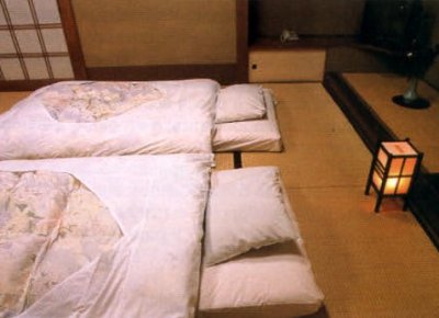 Giappone Ryokan futon