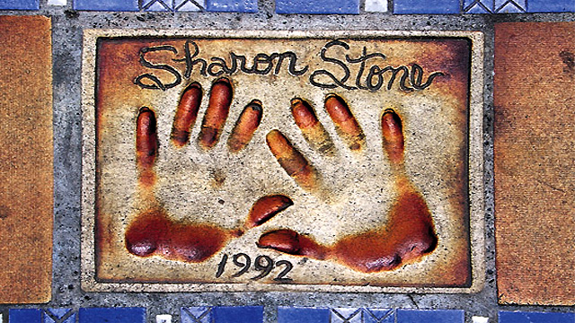 Impronte di Sharon Stone