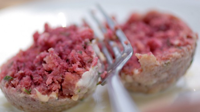Canederli alle rape rosse