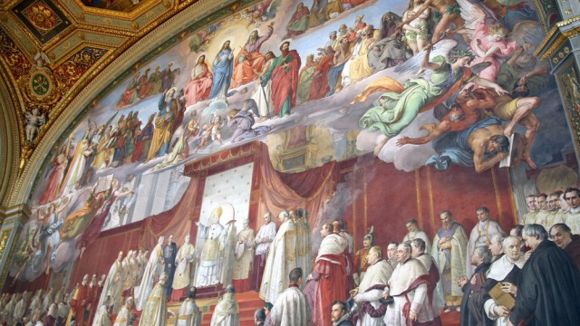 Dipinti di Raffaello, Musei Vaticani