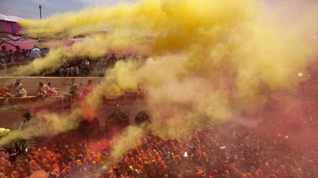 Festa dei colori in India