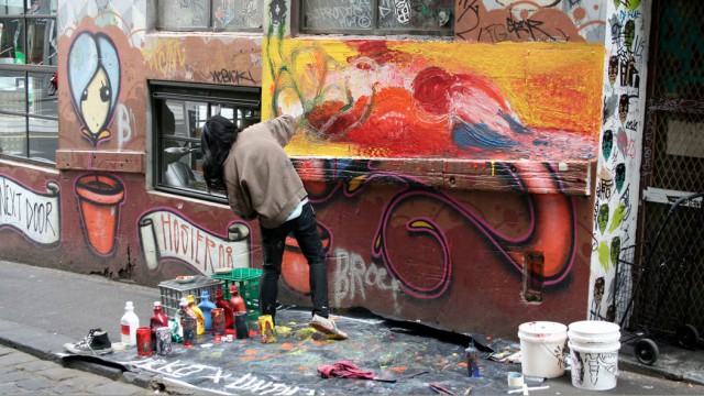 Street art a Melbourne