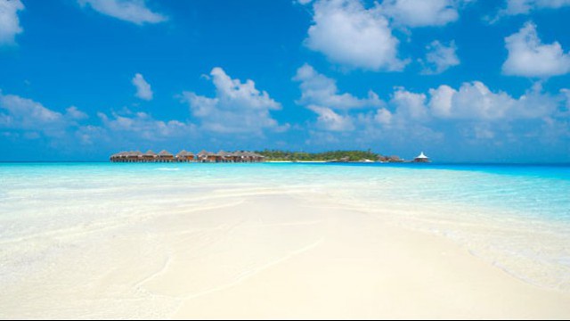 Maldive spiaggia