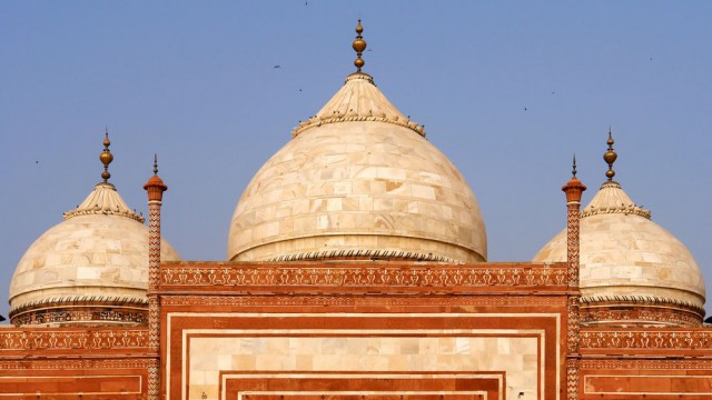 Taj Mahal dettagli moschea