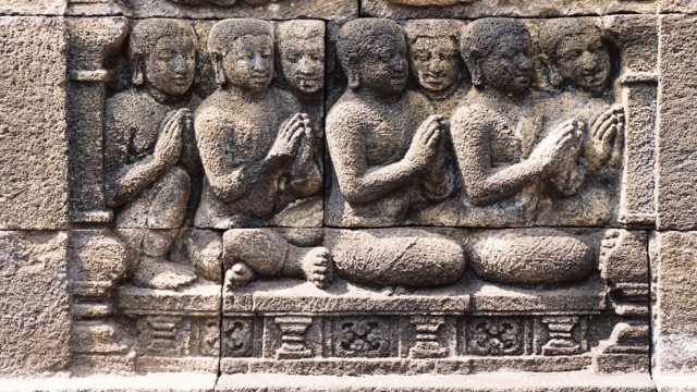 Borobudur staute di Buddha