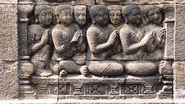 Borobudur staute di Buddha