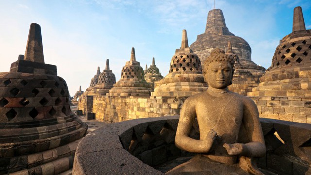 Statua di Buddha a Borobudur