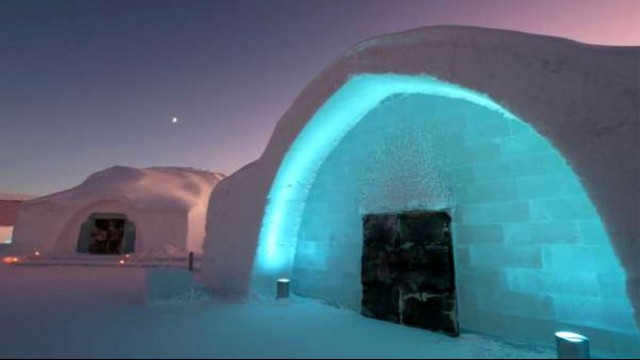 Svezia Ice Hotel di Jukkasjarvi