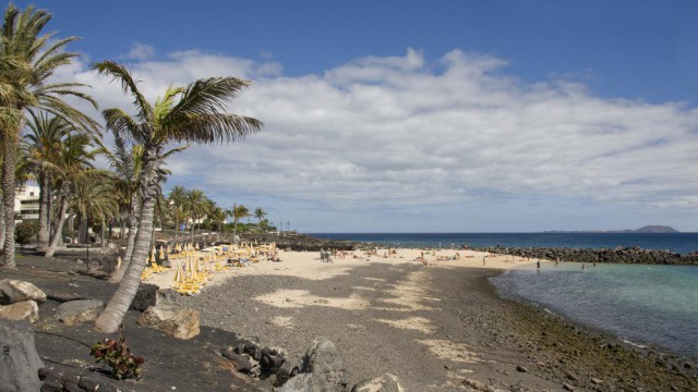 Spiaggia sabbia nera Lanzarote