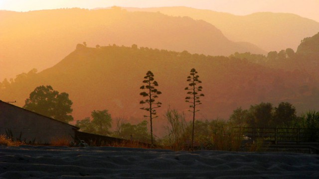 Calabria Aspromonte tramonto