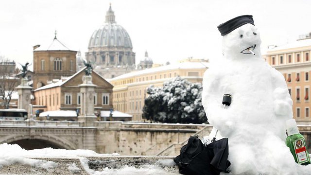 Neve a Roma