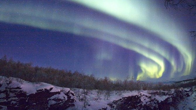 aurora boreale Abisco