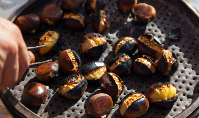 castagne arrostite