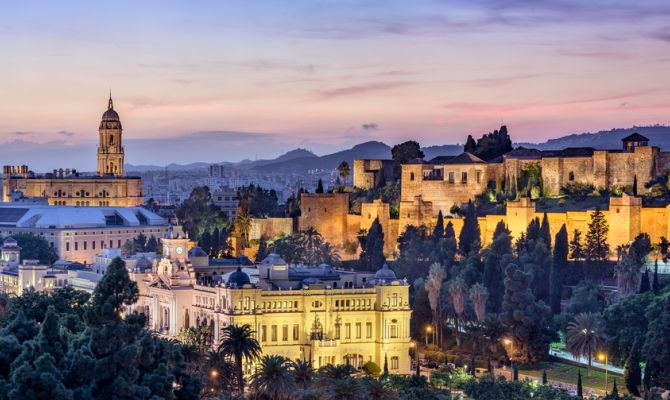 Veduta di Malaga