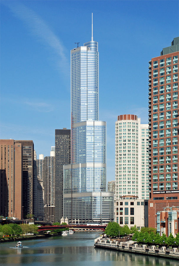 Trump International Hotel &amp; Tower, Chicago - Il cavaliere oscuro