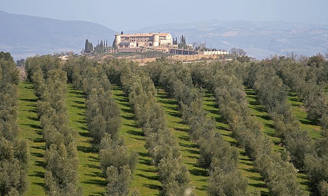 Campagna toscana dal Monte Amiata