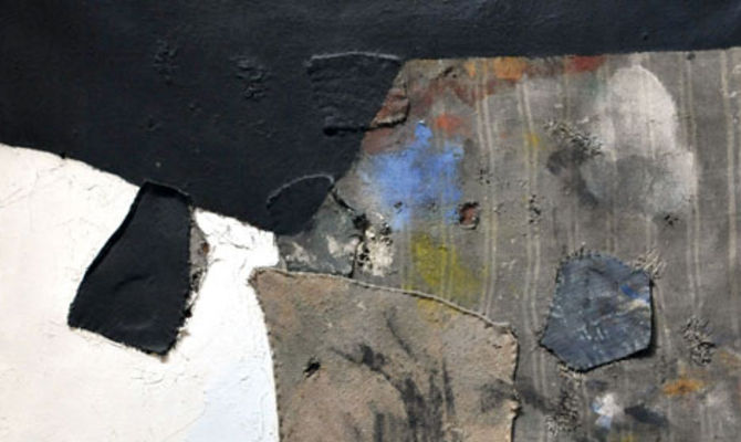 Alberto Burri Sacco e bianco