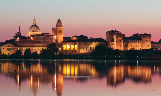 Panorama di Mantova
