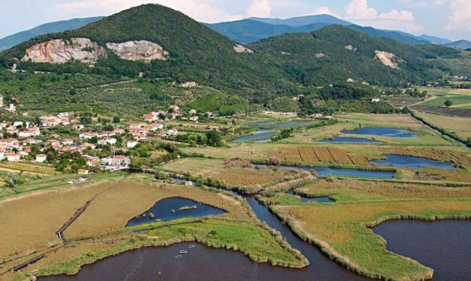 lago massaciuccoli parco migliarino toscana panorama natura