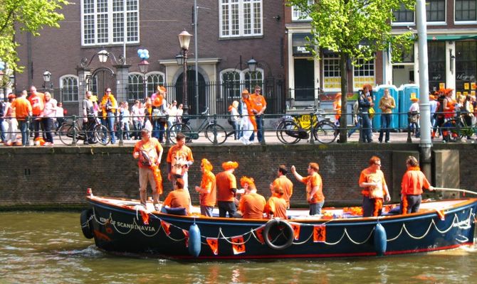 Amsterdam festa della regina