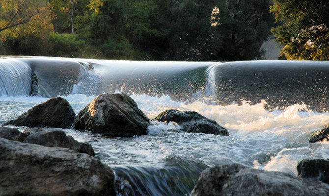 parco oglio nord fiume cascata roccafranca