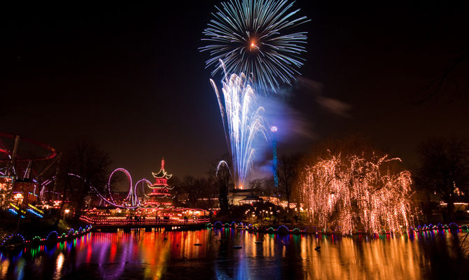 Fuochi d'artificio Copenaghen<br>